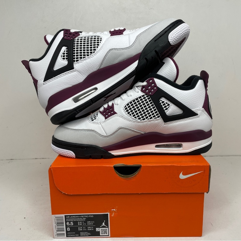 Nike Air Jordan 4 Retro “PSG/Paris Saint-Germain” 2023 - Picture 3 of 4